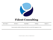 Tablet Screenshot of fidentconsulting.com